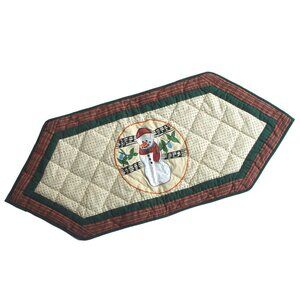 Set of 4 Table Runner Jolly Snowmen
